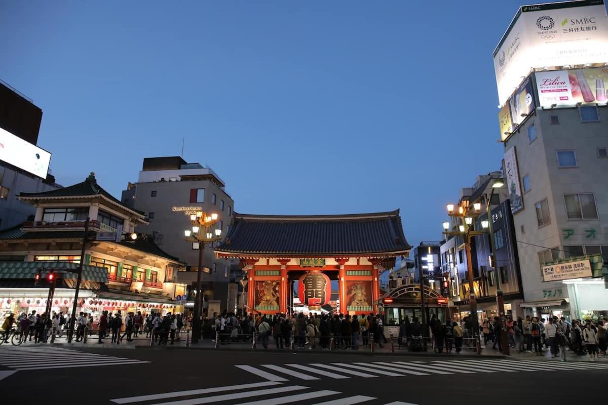 #ryokan Maru 最大8名 2寝室 2浴室 2家族ok 浅草寺至近 徒歩観光地 高級ラグジュアリー貸切 *